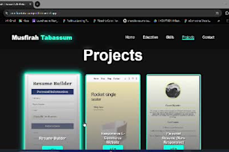 craft pixel perfect and modern and interactive website UI