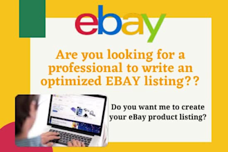 do ebay listing, ebay product listing, variation listing, SEO ebay lister