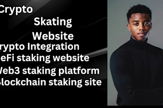 design crypto token website, prosale website, meme website, smart contract
