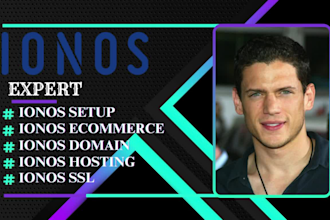 ionos ecommerce ionos website design ionos hosting domain SSL web com setup