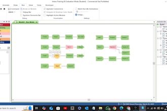 develop rockwell arena simulation with process analyzer and detailed report