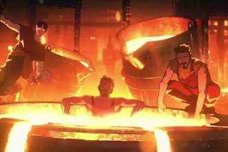 2d animated music video, kids cartoon, 2d cartoon animation, loop gif animation