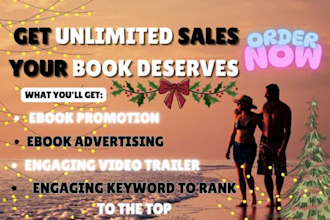 boost sales with high coverting booktok promotion and book seo ranking on amazon
