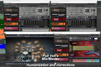convert any midi or sheet music to backing track