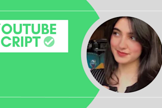 be your go to scriptwriter for top notch youtube script