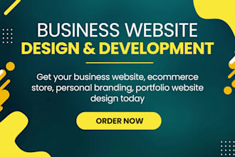 design small business wordpress website or redesign small business website