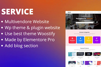 create ecommerce website by wordpress and use by elementore