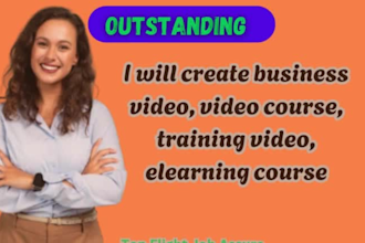 create business vid eo, video course, training video, elearning course