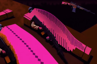 create a cool and trippy ai music video