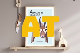 create wallart mockups for your digital prints