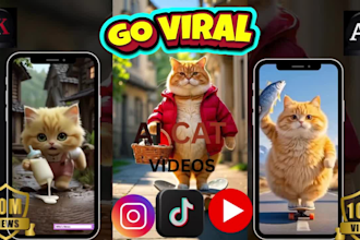 create stunning, viral ai cat videos purr fect for ai cat stories