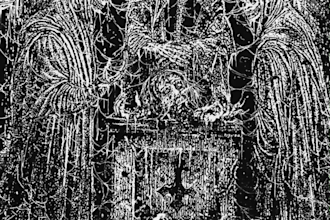 create detailed hand drawn dark art and blackwork