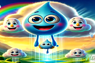 create ai generated kids animation, cartoon, storytelling video, 2d, 3d films