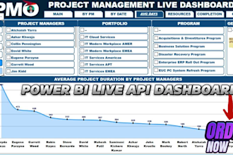 make data analytics visualization live dashboard in power bi, excel, tableau