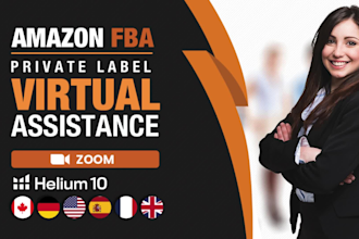 be expert amazon fba virtual assistant for amazon fba store