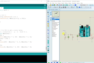do arduino code and simulation
