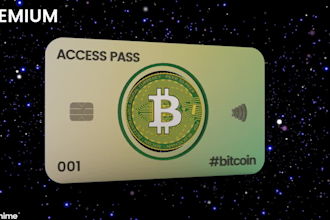 create premium 3d crypto nft art card or trading card animation