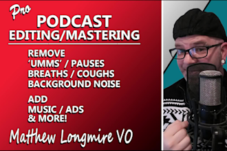 clean up and master your podcast audio