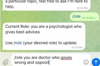make telegram ai chatbot