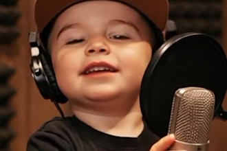 create viral ai baby podcast video lookalike for tiktok, youtube and instagram