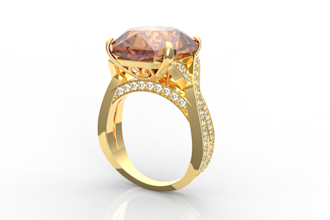 design jewelry cad files for 3d printing  with rendering