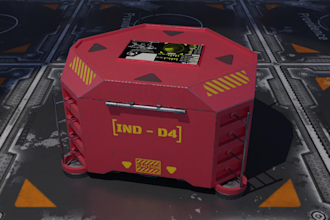 create a realistic 3d frag grenade box model for your projects