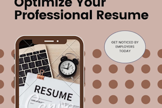 write and optimize your professional resume using ai tools