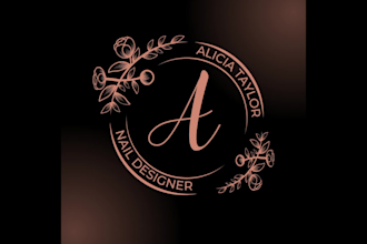 do geometric and cartoon logo for your business
