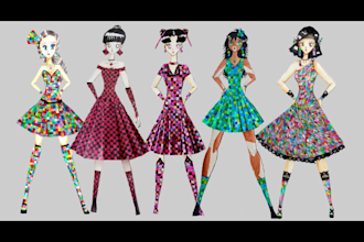 diseñare colecciones para dama joven,
