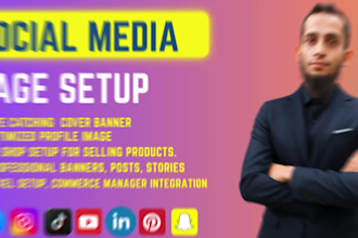 create and optimize facebook, instagram, tiktok and more business pages