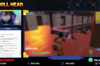 create twitch panel, twitch alert, facecam, overlay screen, animated brb