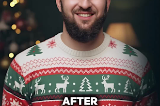 create your magical ai christmas profile photo