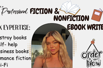be your book ghostwriter for fiction and nonfiction amazon kdp book ghostwriting
