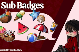 create custom sub badges for streamers