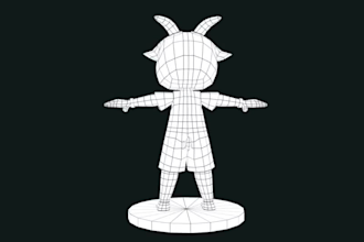 do 3d stylized cartoon character animal character cartoon character 3d animation
