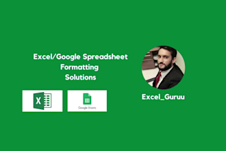data formatting and cleaning, excel data cleaning