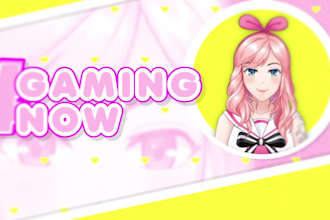 create animated promotion video debut and intro for vtuber or live2d