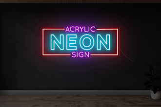design custom 3d neon logo for you