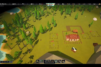 develop a full simulation mobile game with systems and UI