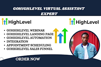 be your go high level virtual assistant gohighlevel webinar setup and automation