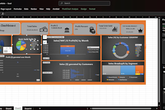 do data anlytics cleaning visualization power quary dax dashboard