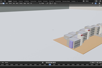 make 3d print ready building models in stl file