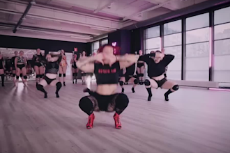 do energetic shuffle dance, group dance twerk dance tiktok dance for your music