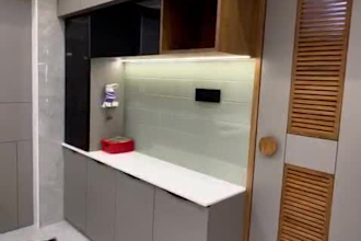 be your professional interior designer for 2d and 3d visuals kitchen living room