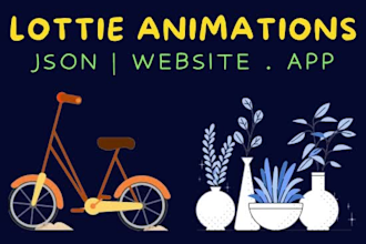 make lottie animation icons for website app