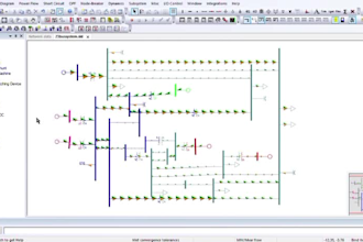 perform power system analysis and load flow studies using etap