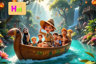 create 3d ai animation for kids nursery rhyme youtube shorts