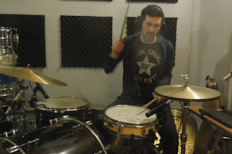 record acoustic vintage or modern pro drum tracks in 24hs