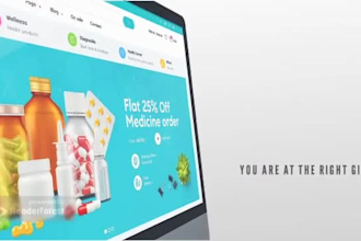 build a pharmacy website or pharmacy store website