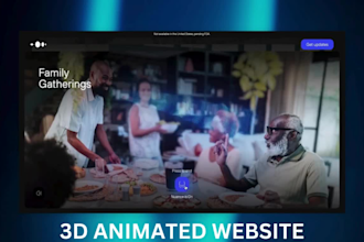 3d animated webflow website 3d animated website 3d spline animation, next js